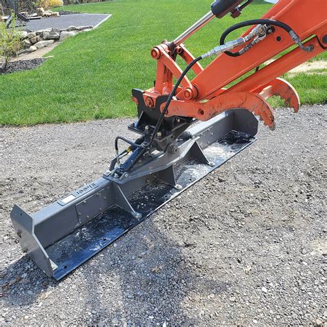 skid steer grade beam|grading beam for excavators.